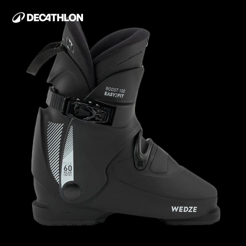 迪卡侬滑雪鞋双板成人入门