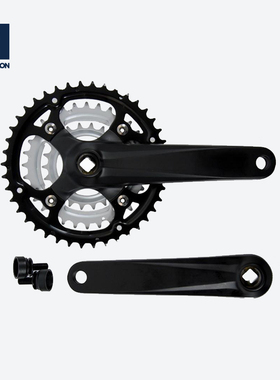 迪卡侬 正品山地自行车曲柄 3片牙盘组7/8/9速 骑行配件 OVB2