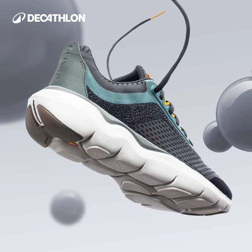 迪卡侬男士缓震跑鞋软底透气