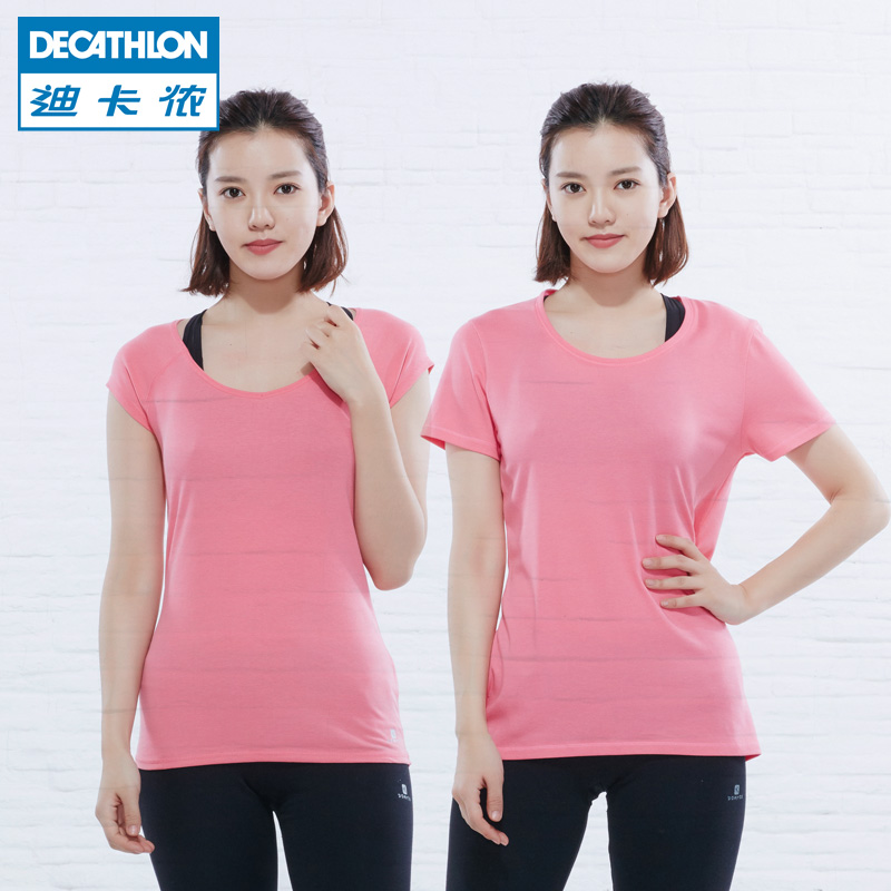 Tshirt de sport femme DECATHLON 8298526 en coton - Ref 458953 Image 2