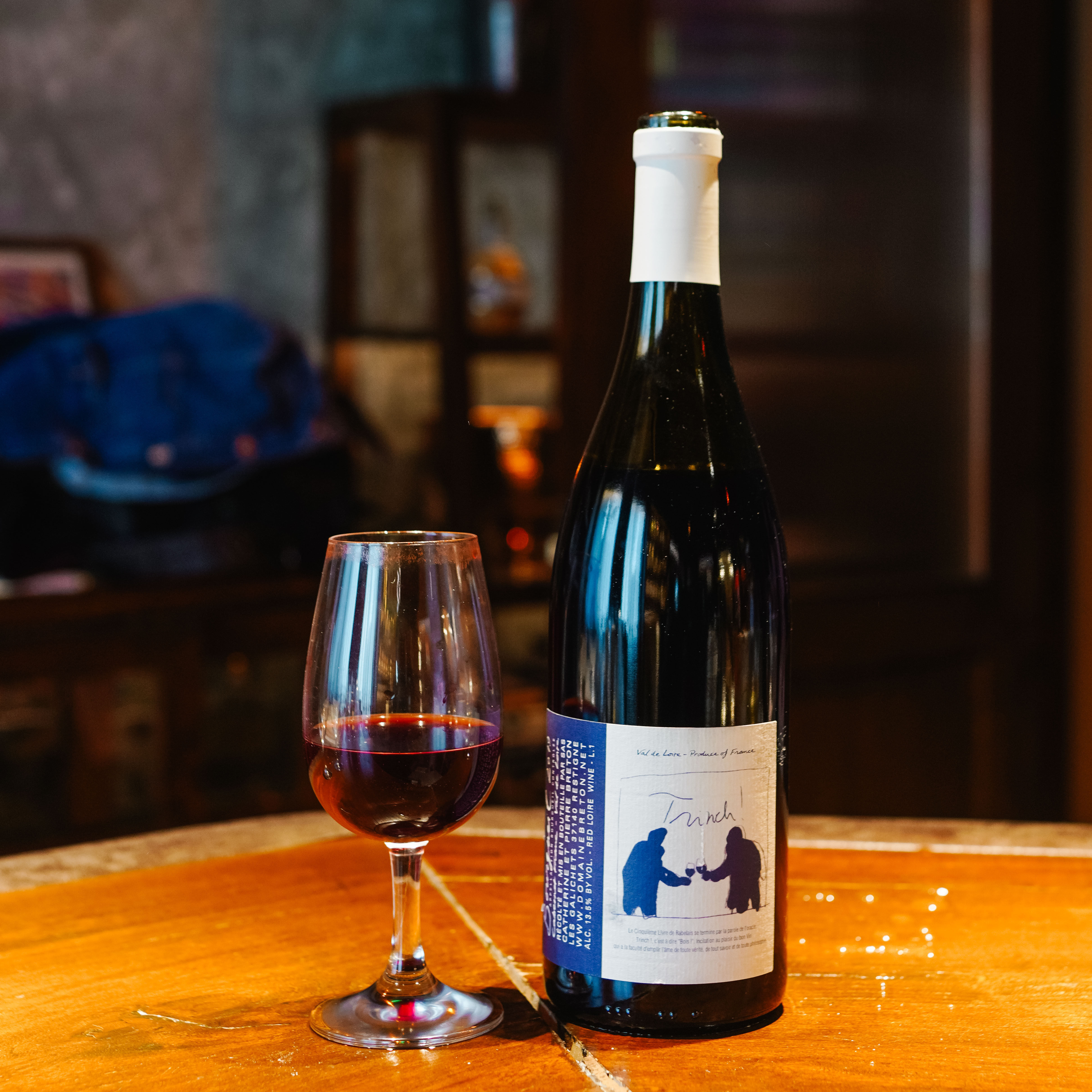 自然酒酒吧热卖p&c breton 贝通酒庄品丽珠干红 bourgueil trinch