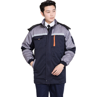 工作服棉服男加厚劳保服棉袄棉衣定制汽修工程棉服冬装冬季工作服
