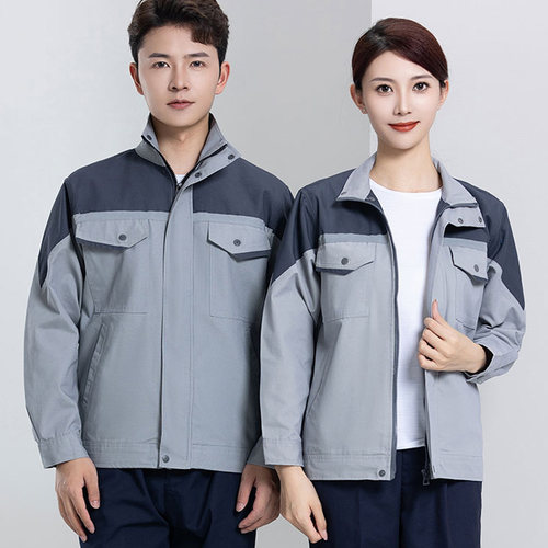 黑白概念春秋季涤棉拼色套装