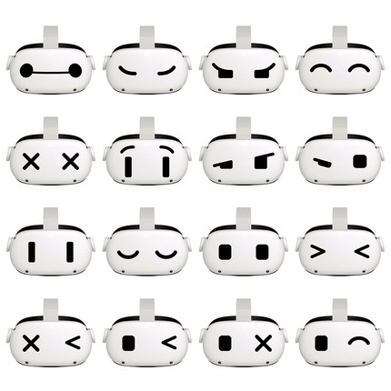 Quest VR贴纸表情个性贴纸PSVR2&PicoNeo3&Pico4奇遇DreamPro贴纸