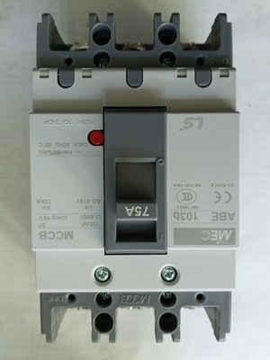 全新原装LS产电塑壳断路器ABE103B 75A
