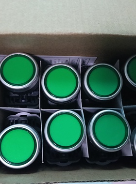 全新原装常熟绿色220V带灯按钮LA168-11D/20A32