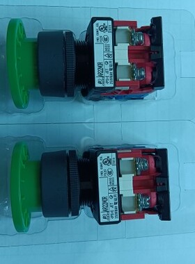 全新原装富士绿色蘑菇头按钮AR22M0R-11G