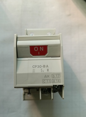 全新原装三菱回路保护器带辅助触点CP30-BA 2P 2-M 5A