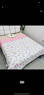 2026年新款绗缝木棉A类四季有氧棉加厚床盖防滑可机洗