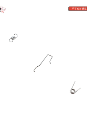 北青g17 g19x弹簧包 青武酷电动45锰钢电镀连杆弹簧 模型玩具配件