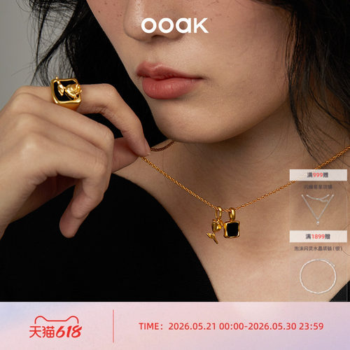 ooak黑白玫瑰项链OOAK