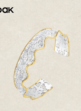 OOAK列维斯蕾丝裙边系列轻奢设计感单圈优雅百搭蕾丝手镯