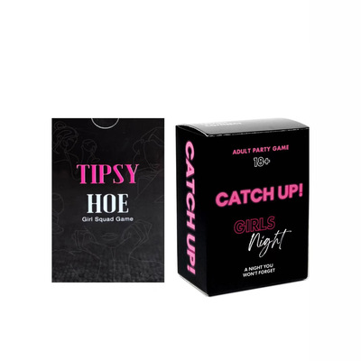 新全英文版TIPSY HOE Girl Squad Game 女生游戏派对游戏卡牌 聚