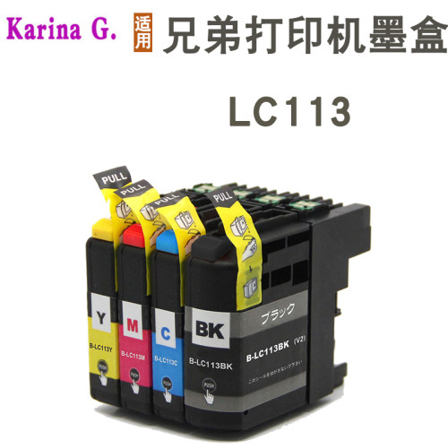 适用兄弟MFC-J4910 J4810DN J6770CDW J4210N打印机墨盒LC113 115
