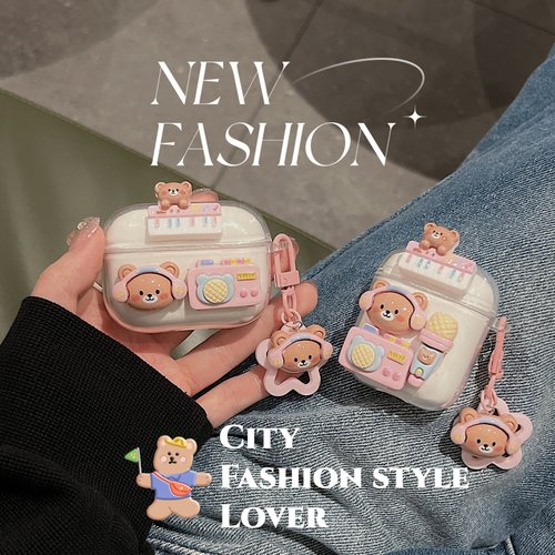 vivo硅胶软壳卡通小熊耳机壳