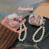 苹果ins日韩可爱摇摇乐猫咪airpods4保护套3代蓝牙airpodspro2耳机壳华强北7代pro6软5代mini4硅胶pro4保护壳