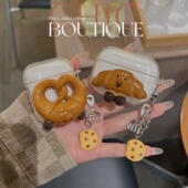 碱性面包适用三星buds FE无线蓝牙耳机壳hud2pro卡通软壳bud3spro保护套挂件2 live保护壳少女心创意硅胶