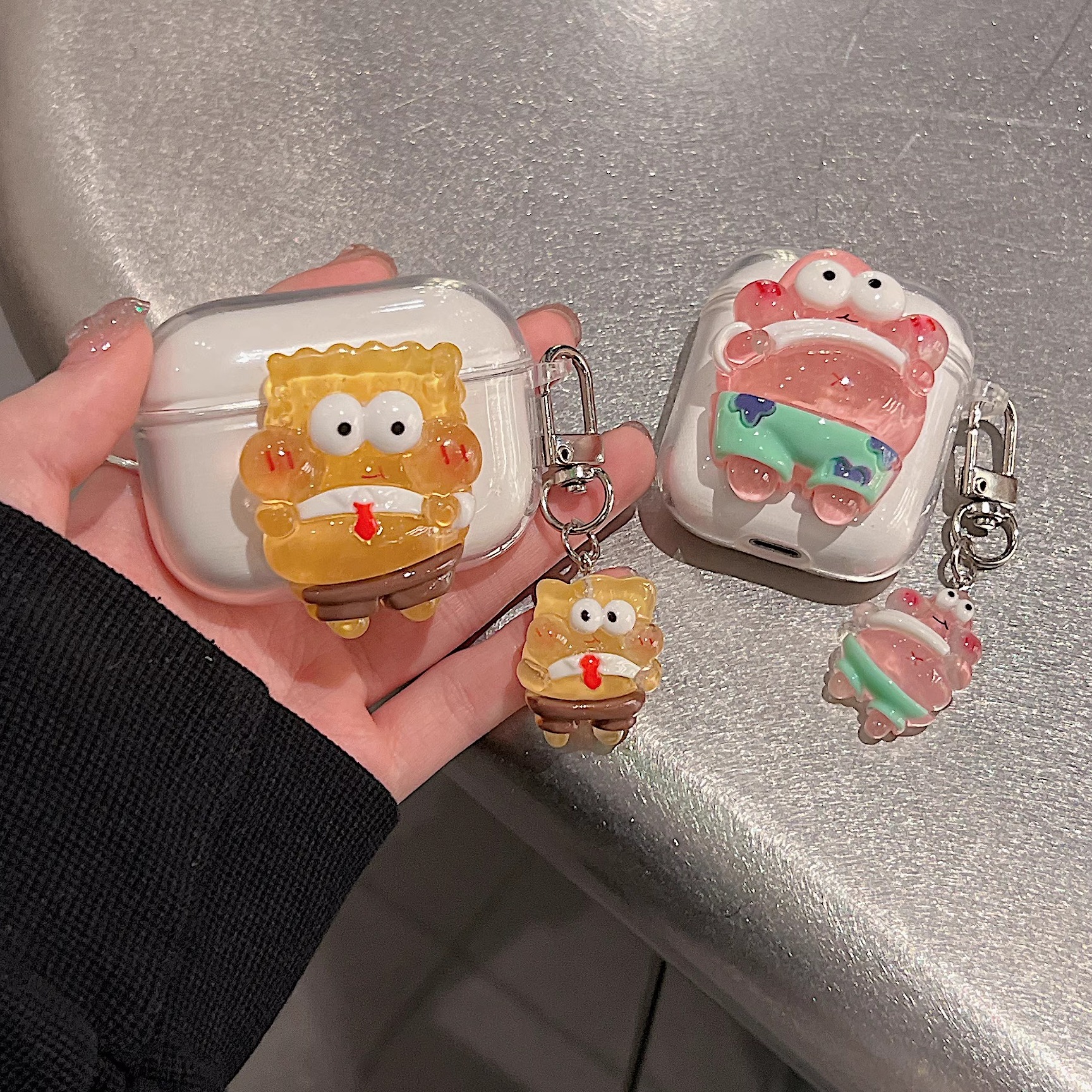 华为硅胶软壳海绵宝宝耳机壳