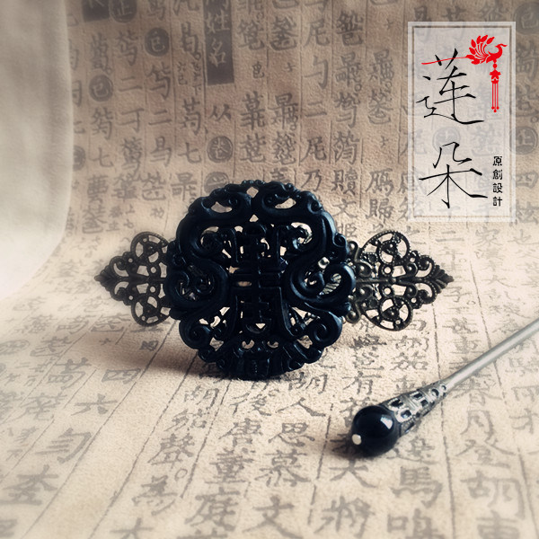 墨玉横店琅琊榜梅长苏玉冠头饰男冠男款cos古装摄影汉服配饰配件