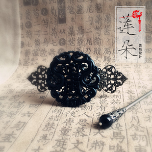 墨玉横店琅琊榜梅长苏玉冠头饰男冠男款cos古装摄影汉服配饰配件