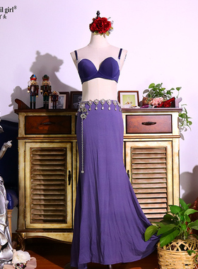 部落肚皮舞东方舞包臀裙2024秋冬新款进口莫代尔人棉练功服EVV104