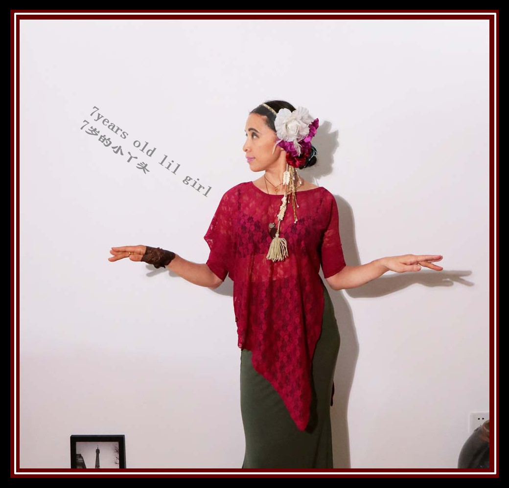 2018春夏新款肚皮舞瑜伽罩衫上衣韩国蕾丝不对称蝙蝠袖热卖DDP05