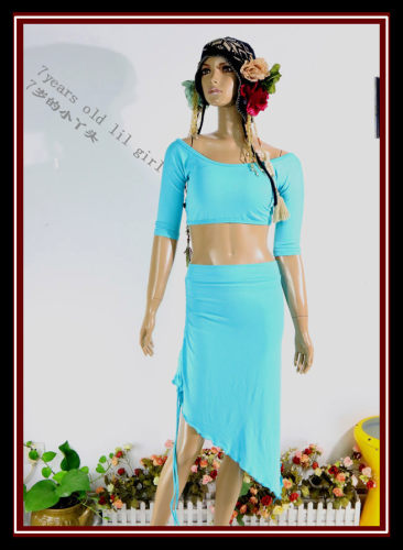 舞蹈服品牌设计肚皮舞套装2019新款莫代尔人棉裙装BQ116