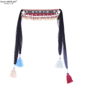 7yearsoldlilgirl部落肚皮舞腰带2020年新品 吊穗腰封FAA05 条式