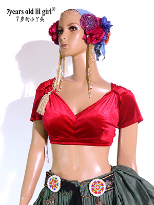 7yearsoldlilgirl丝绒上衣