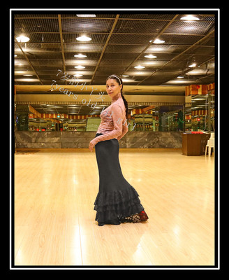 flamenco弗拉明戈舞裙进口人棉