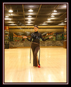 肚皮舞练功服品牌设计奥地利人棉裹臀开衩微喇叭裤 H912