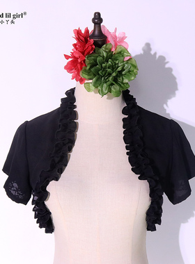 弗拉门戈部落肚皮舞肩套外雪纺内蕾丝花边肩衣经典设计热卖LA09