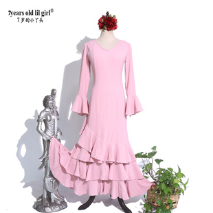 定制原创品牌Flamenco弗拉门戈西班牙舞裙连衣裙演出服舞裙EBE22