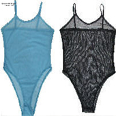 CQ04 型透小性感品牌设计 肚皮舞台湾水纱吊带连体衣修身 版