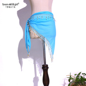 舞蹈服饰肚皮舞胯巾热销意大利雪纺三角水滴腰链品牌设计BM36