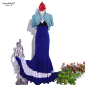 舞蹈服品牌热销Flamenco EKK22 佛朗明哥佛拉门戈鱼尾裙练功服