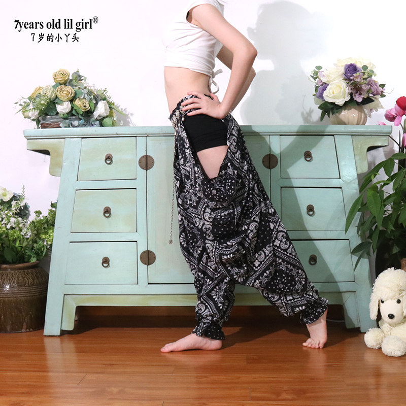 肚皮舞雪纺雪绸灯笼裤裤清库存特价热销BUU02