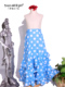 儿童舞蹈服热销Flamenco佛拉门戈西班牙儿童舞裙包臀荷叶边裙2A01