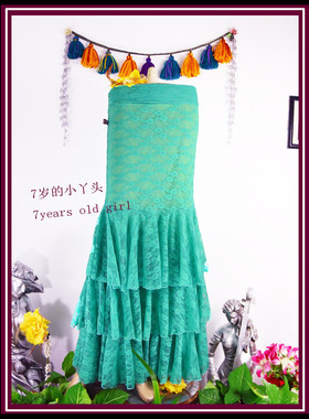 品牌原创Flamenco弗拉门戈韩国蕾丝佛朗明哥双层舞裙 DDT01