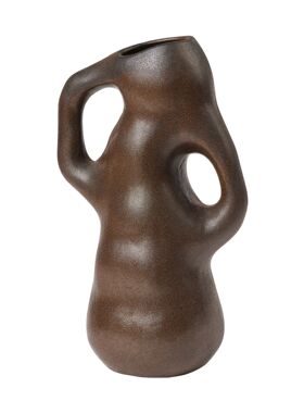 瑞典直邮Broste Copenhagen Isolde花瓶石器装饰摆件客厅人体造型