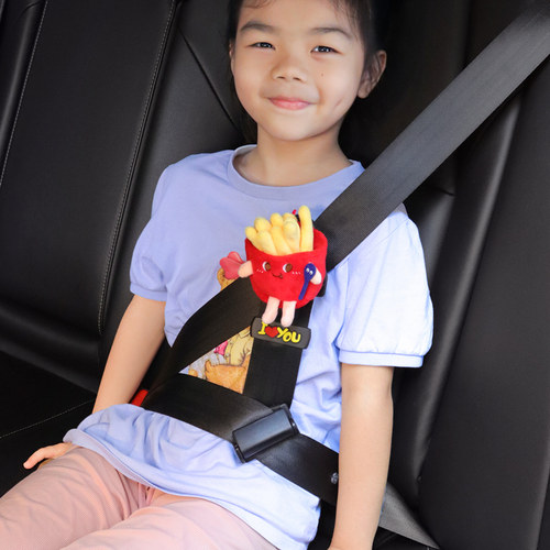 卡通薯条儿童安全带固定器汽车