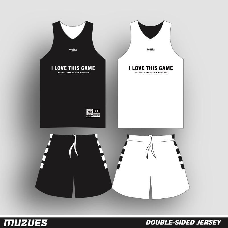 2025新款双面穿篮球比赛队服套装定制反穿队服男女成人球衣训练服