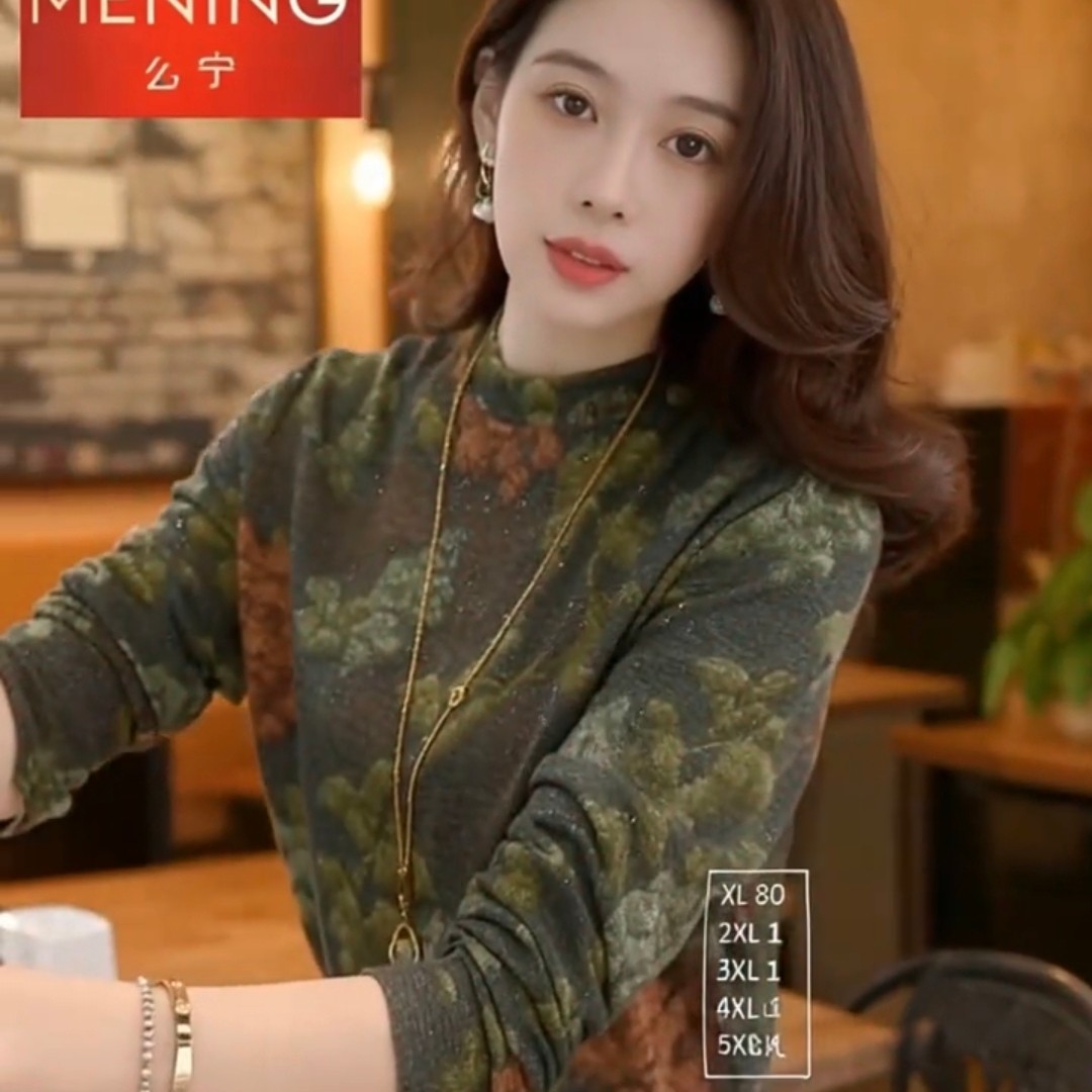 早秋长袖德绒打底衫女秋冬2026新款今年流行爆款内搭加绒加厚上衣图片