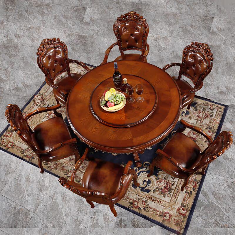 美式餐桌麻将机全自动实木麻将桌两用餐桌圆桌家用高端餐麻一体机