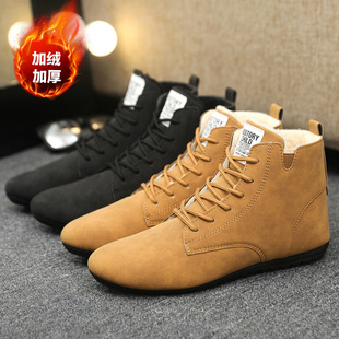 棉鞋男冬季新款男式棉鞋英伦风运动休闲鞋加绒加厚保暖轻便潮鞋男