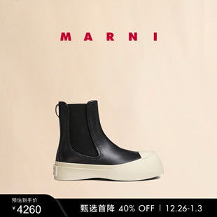 新年礼物 男士 MARNI 款 高帮切尔西靴大头鞋 PABLO经典