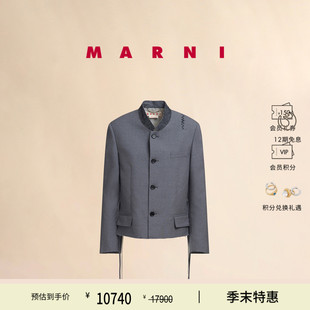 MARNI 2025春夏新品 女士縫線LOGO外套 首降