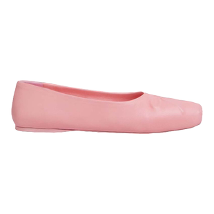 【6期免息】MARNI 新品女士压花蝴蝶结芭蕾鞋
