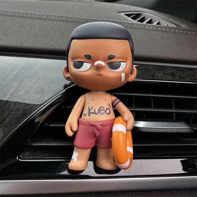 KUBO Walks of Lire泡泡玛特POPMART手办潮玩盲盒车载出风口摆件
