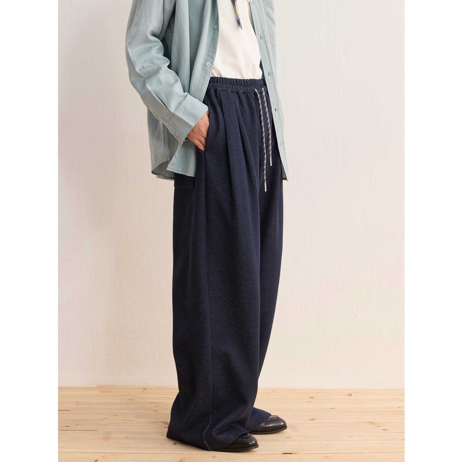 可乐生活CARPEM挺括面料花纱宽松直筒复古抽绳针织卫裤运动裤男女,男装,休闲裤,淘宝优惠券,粉丝福利购,淘宝优惠卷